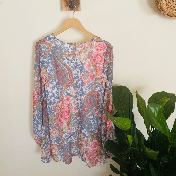 -Show me your mumu- Jamie tunic in gray gardens - Picture 7 of 8